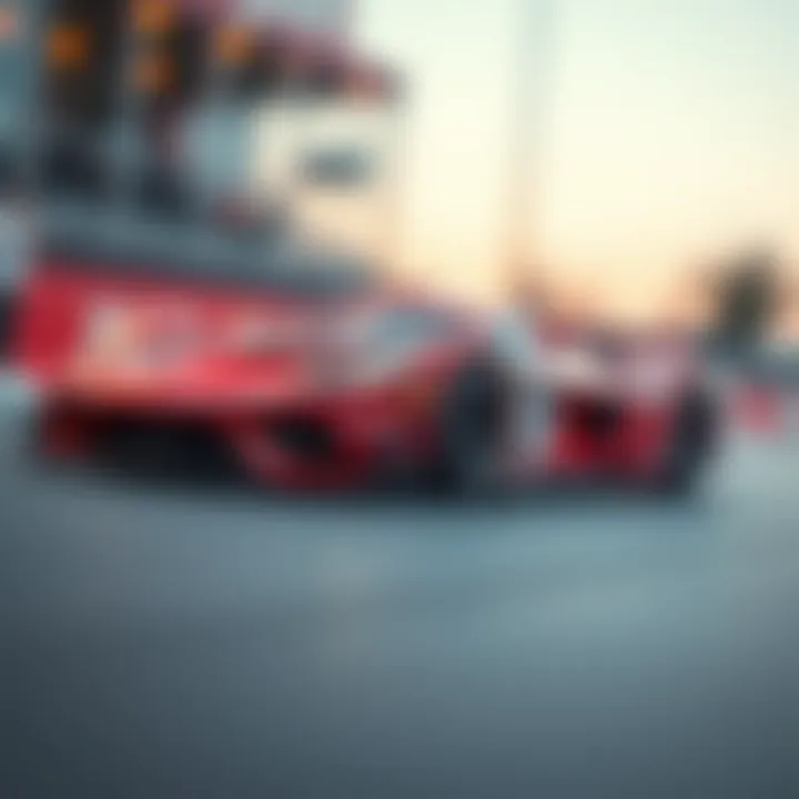 Aerodynamic features of a high-performance racing vehicle