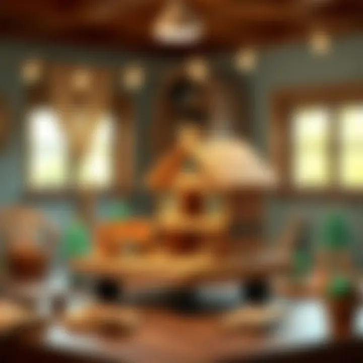 Showcase of a Completed Woodworking Project An example of a completed woodworking project by children.