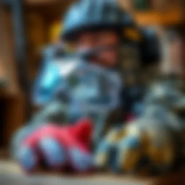 Essential Safety Measures in Woodworking Safety measures in woodworking including goggles and gloves.