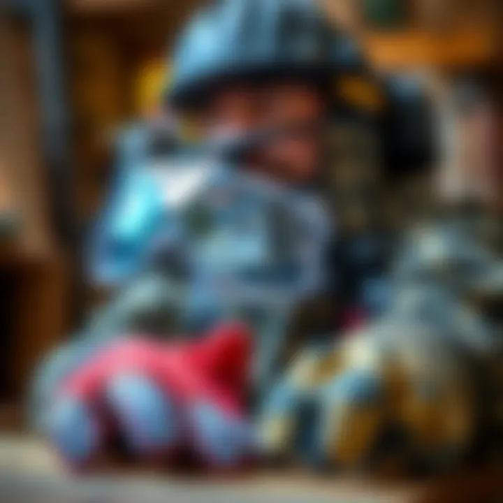 Essential Safety Measures in Woodworking Safety measures in woodworking including goggles and gloves.