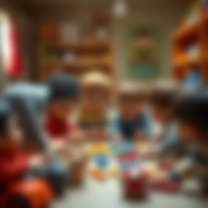 Building Friendships in a Safe Space Children forming friendships while playing in a safe and nurturing space.