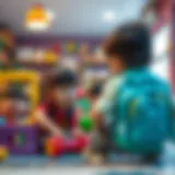 A vibrant playgroup environment in Ankara with children engaged in various activities.