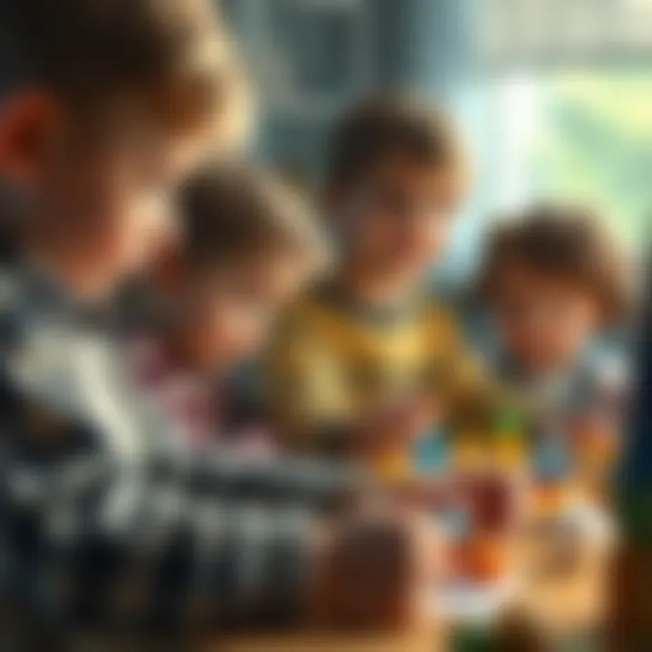 Children engaging with educational toys that enhance growth