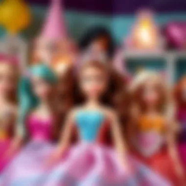 Explore the enchanting world of Barbie birthday dolls. Colorful Barbie birthday doll collection