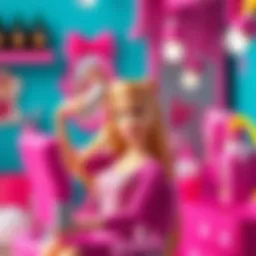 Creative playtime with the Barbie Hair Salon Set