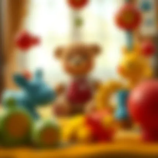 Sensory Development Through Cradle Toys Colorful baby cradle toys enhancing sensory development