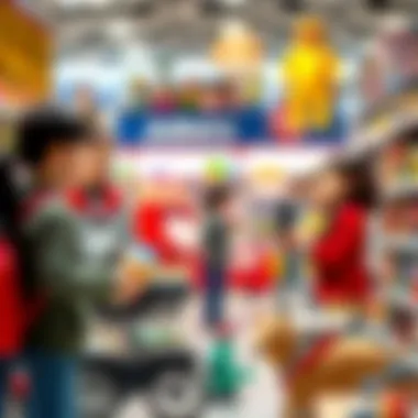 Parents selecting baby essentials