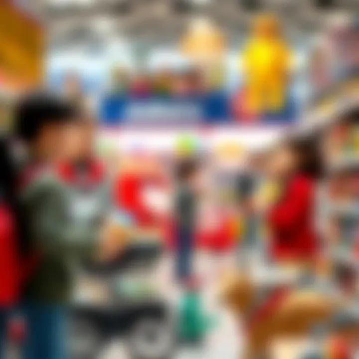 Parents selecting baby essentials