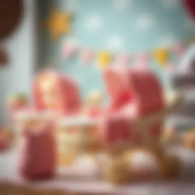 Close-up of a high-quality baby set