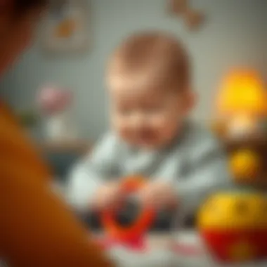 Promoting Social Interaction in Infancy Baby interacting with caregivers using rings