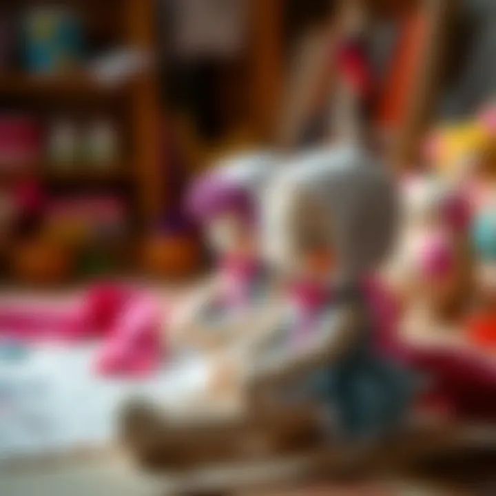 Crafting techniques for fabric dolls