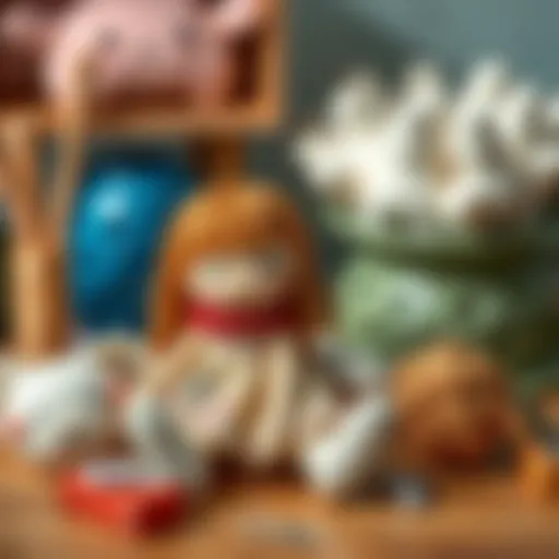 Essential materials for fabric dolls