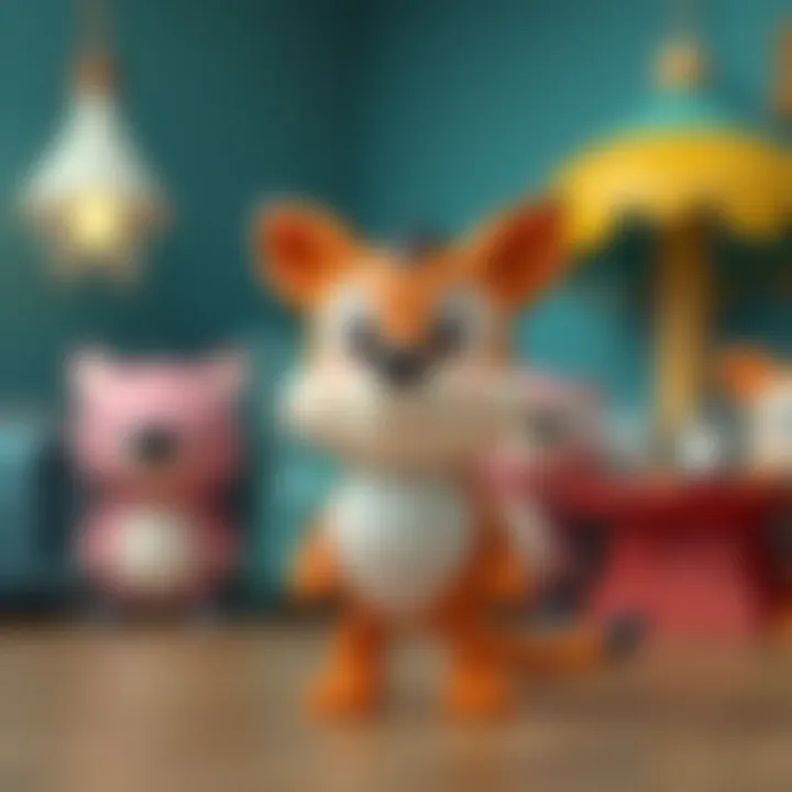 Step-by-step guide for drawing a cartoon animal