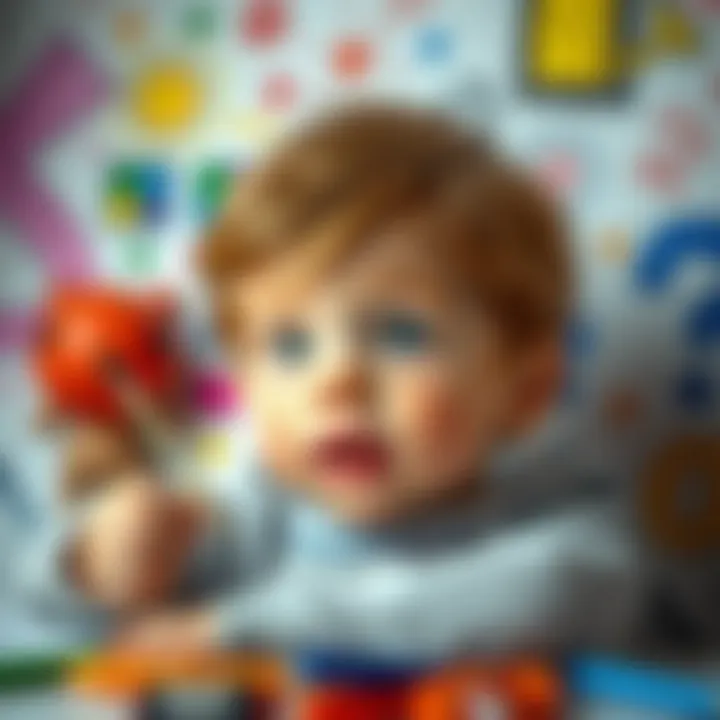 A colorful drawing by a child showcasing imagination