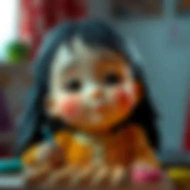 A collection of children’s drawings highlighting emotional expression