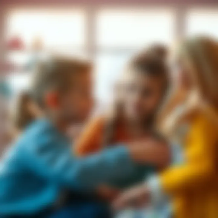 Children playing with Barbie dolls, sparking creativity and imagination