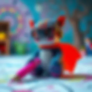 Colorful drawings made with soft lead pencils