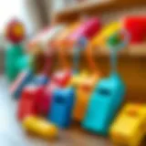 Colorful whistles for children