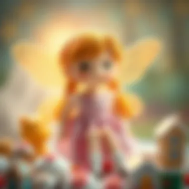 Educational benefits of fairy dolls illustrated in a colorful infographic.
