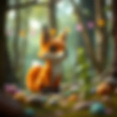 Enchantimals Fox in a Whimsical Forest Artistic representation of the Enchantimals Fox character in a whimsical forest.