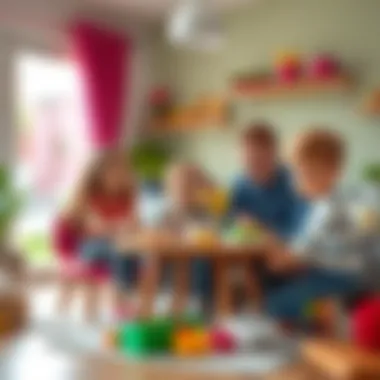 A family discussing safe toy choices for children