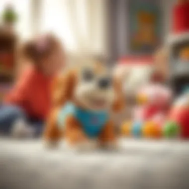 Fisher Price educational dog toy in action