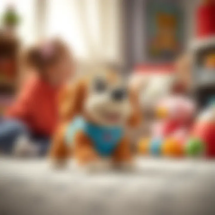 Fisher Price educational dog toy in action