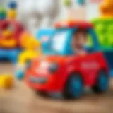 Colorful Fisher Price Smile Car encouraging imaginative play