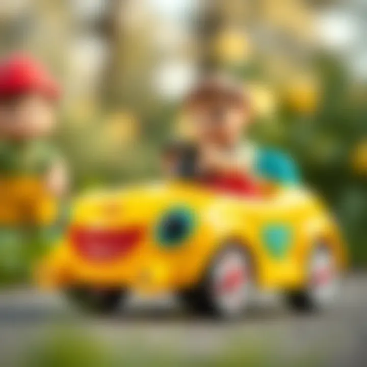 Educational features of Fisher Price Smile Car enhancing motor skills