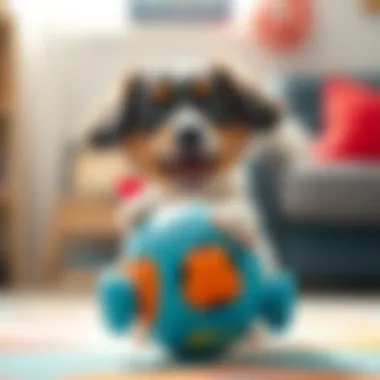 Interactive dog toy Gogo in action