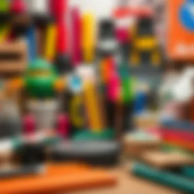 Creative art supplies for young artists