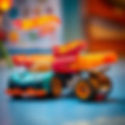 Dynamic playtime with Hot Wheels launcher