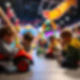 Children engaged in imaginative play at Hot Wheels Park