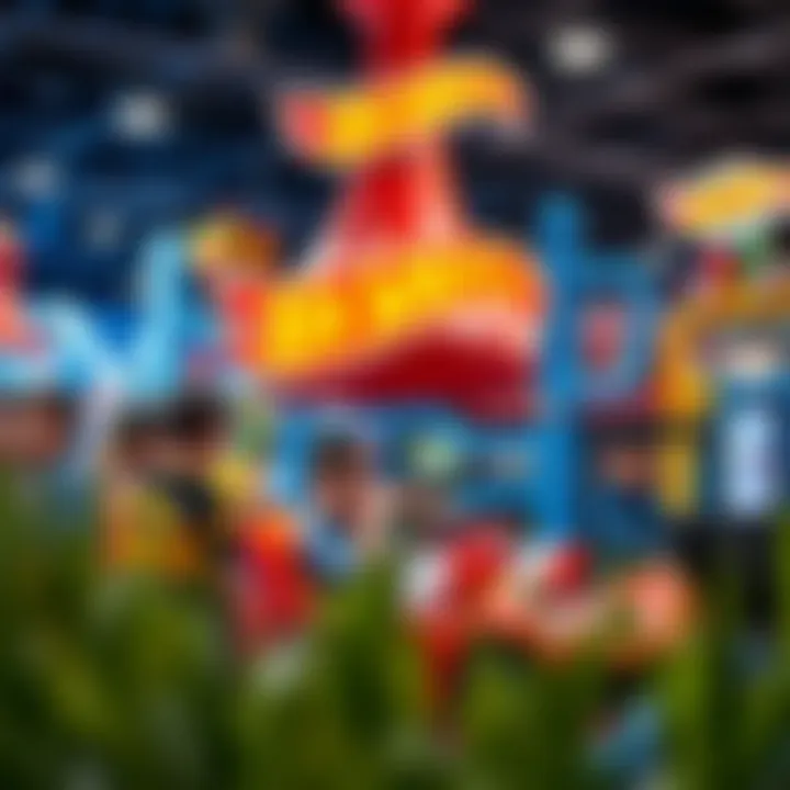 Children enjoying interactive play zones in Hot Wheels Park