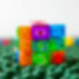 Colorful intelligence cubes for children