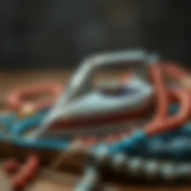 Close-up of Iron and Beads A close-up of iron and beads ready for application