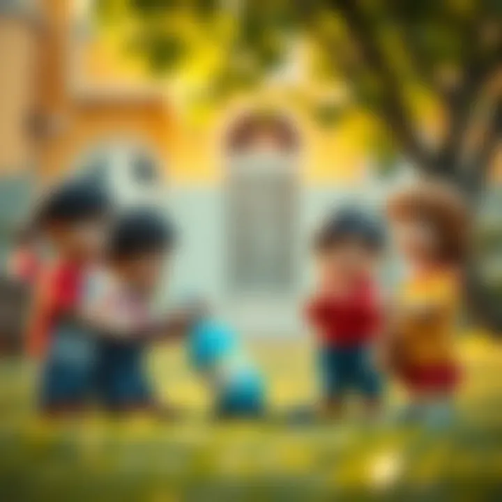 Children engaging in playful pranks that promote development