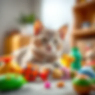 Interactive Toys for Cats A variety of interactive toys included in a pet set for felines