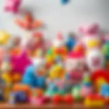 Colorful toys for girls' birthday gifts