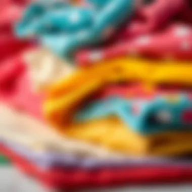 Colorful Fabric Pieces Colorful fabric pieces for doll making