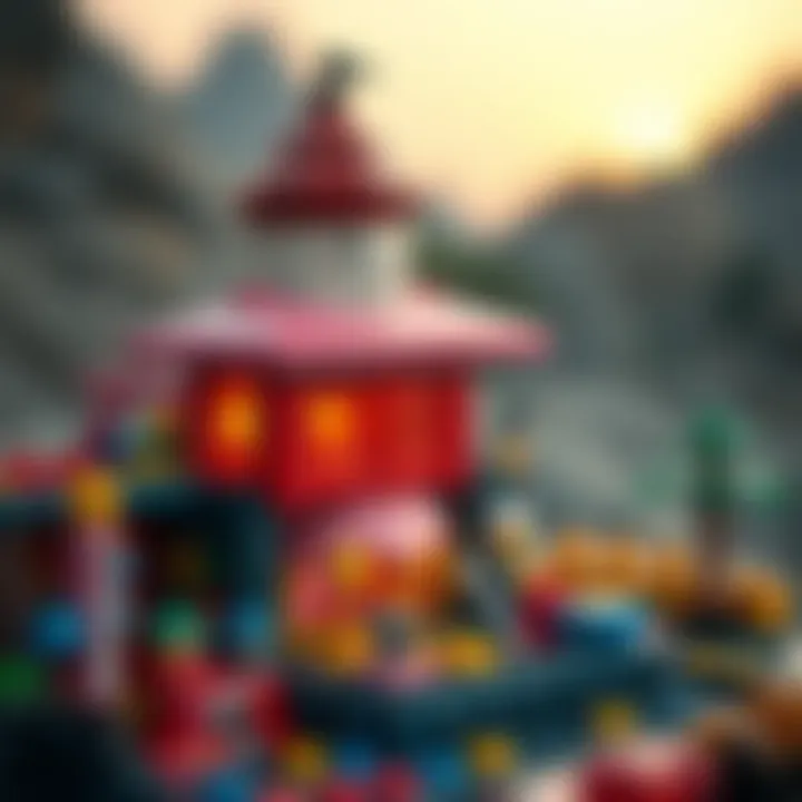 A colorful Lego set showcasing creativity
