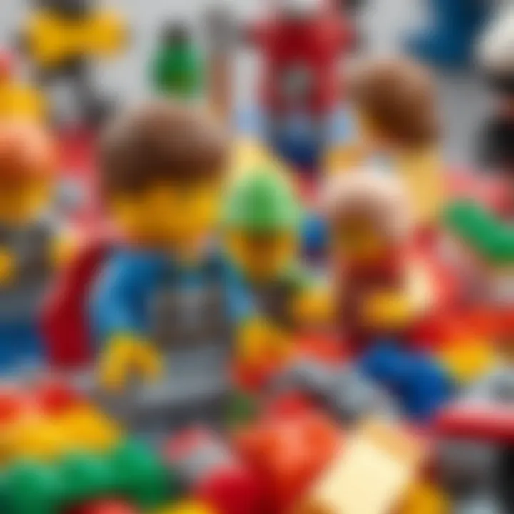 A close-up of Lego pieces fostering problem-solving