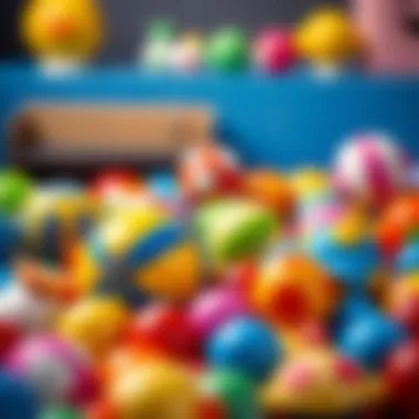 Colorful licensed ball toys designed for children's play