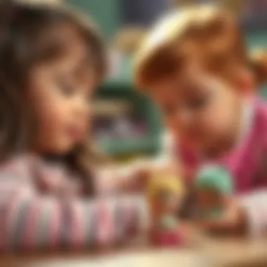 Children engaging with LOL toys