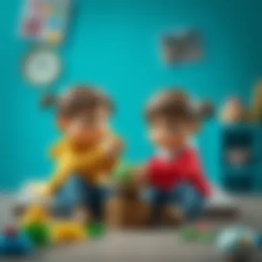 Playful Learning of Social Skills Social skills development depicted in a playful manner