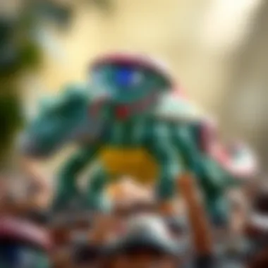 A close-up of Mega Wrex highlighting its educational features and interactive elements.