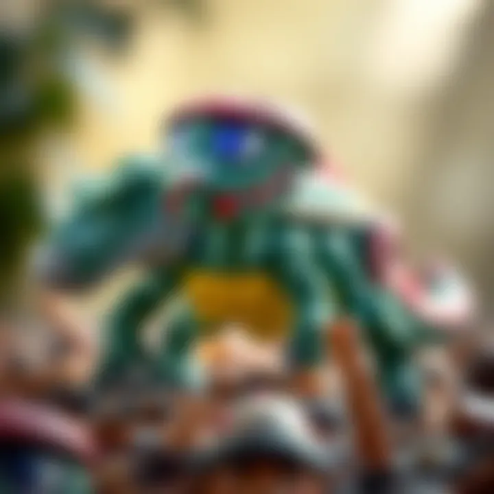 A close-up of Mega Wrex highlighting its educational features and interactive elements.