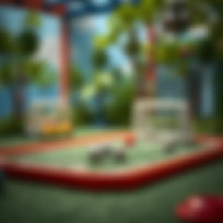 Safe and creative mini football play area designed for kids