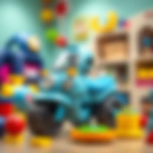 Colorful activity toys for enhancing motor skills in children