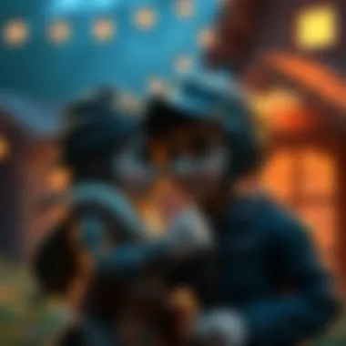 Emotional moment illustrating the bond between characters